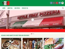 Tablet Screenshot of littleitalyau.com